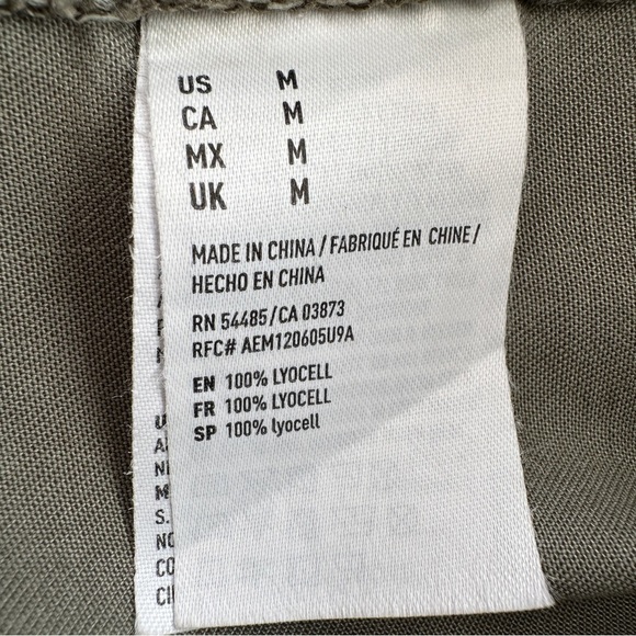 American Eagle Outfitters Boyfriend Fit, button down shirt with long  sleeves - Picture 11 of 12